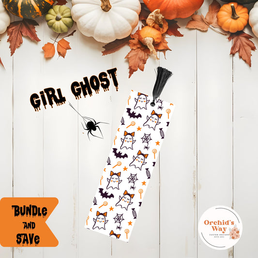 Cute Ghost Bookmark Bundle, Ghost Bookmark, Halloween Bookmark Bundle, Bookmark Bundle, Fall Bookmark Bundle, Ghost Lover Bookmark